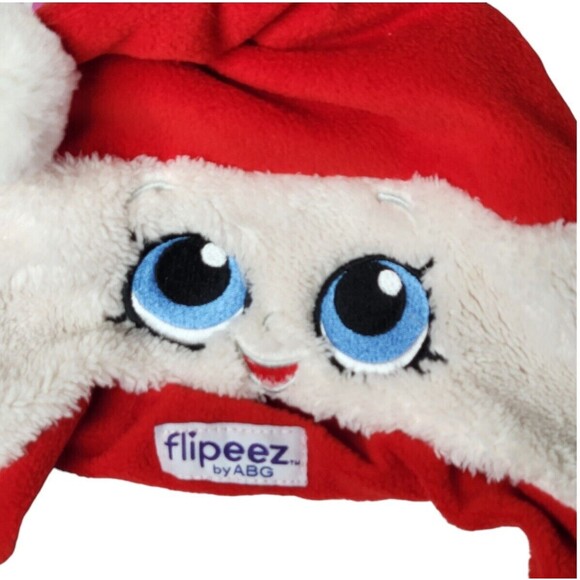 Shopkins Flipeez By ABG Winter Knit Fleece Hat Pink One Size Brand New 2017 Rare - Picture 3 of 5